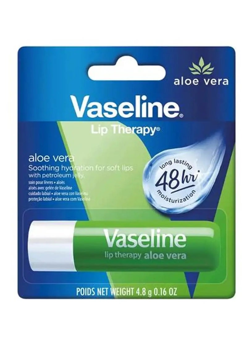 Vaseline Lip Therapy Aloe Vera Green 4.8grams - Image 1