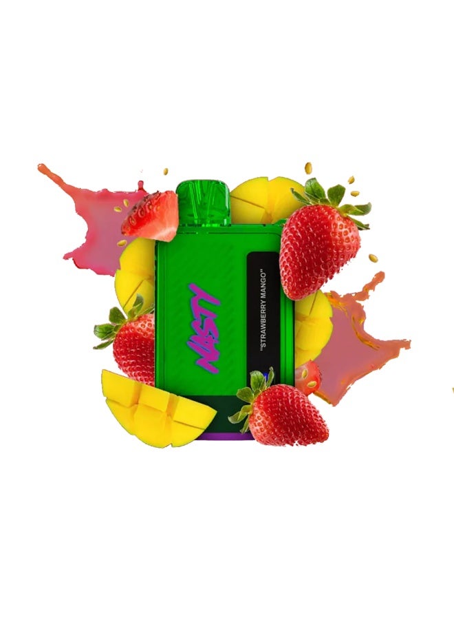 nasty Strawberry Mango 10000 Puffs 5mg Disposable Pods Vape - Image 2