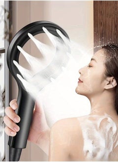 1pc shower head, high pressure shower head function ring, with hand held shower, non-blocking nozzle, high flow hand held nozzle