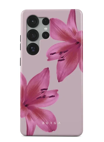 BURGA Samsung Galaxy S25 Ultra Mobile Phone Case Hybrid 2 Layer Hard Shell Silicone Protective Case Fragile Beauty Scratch Resistant Shockproof Cover