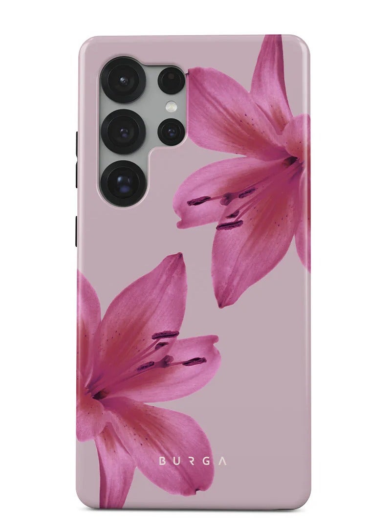 BURGA Samsung Galaxy S25 Ultra Mobile Phone Case Hybrid 2 Layer Hard Shell Silicone Protective Case Fragile Beauty Scratch Resistant Shockproof Cover - Image 1