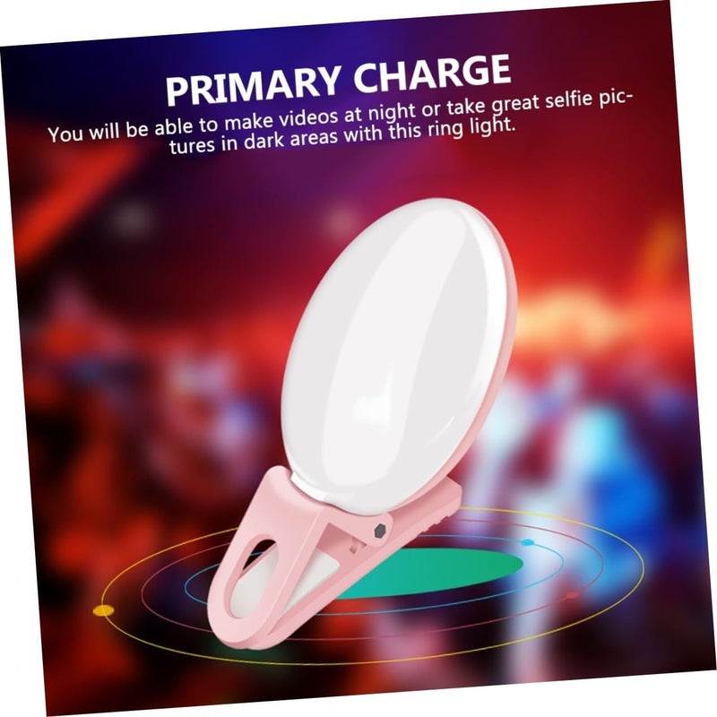 Compact Clip Photo Light USB Rechargeable 3 Color Temperatures Brightness Dimmable - Image 4