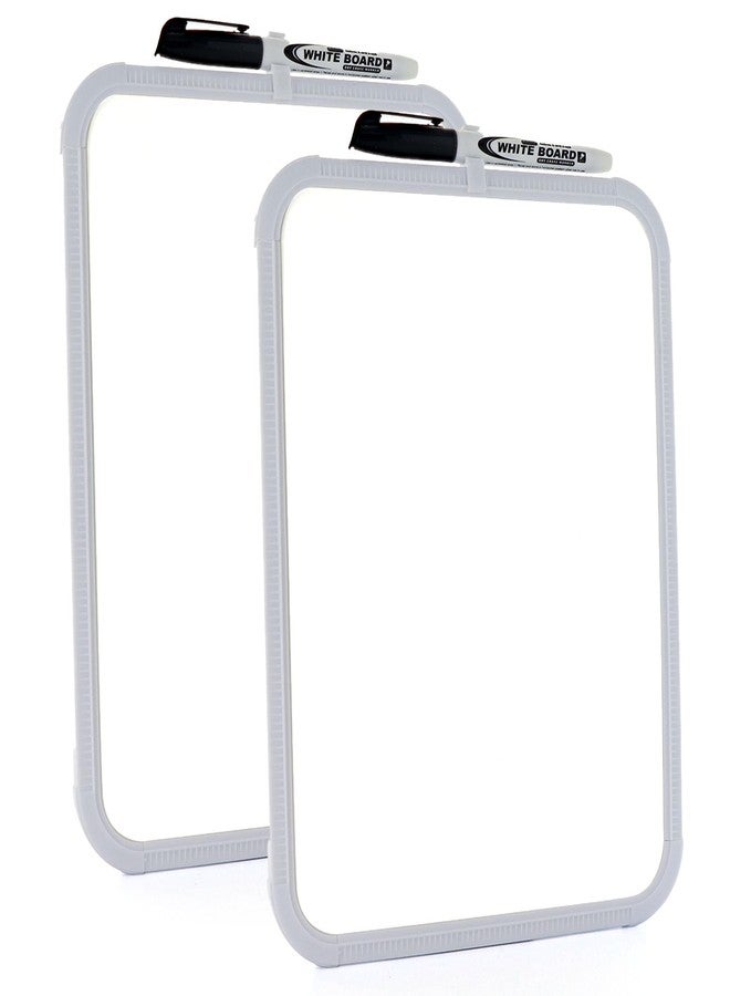 Emraw 8.5" X 11" Dry Erase Board with Marker Sturdy Frame Mount Horizontally or Vertically Helps You to get Organised Perfect for Home or Office (Pack of 2) by - Emraw - Image 1
