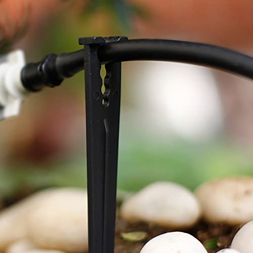 cozyou 50 Pcs Irrigation Support Stakes for 1/4-Inch Drip Tubing - Image 4