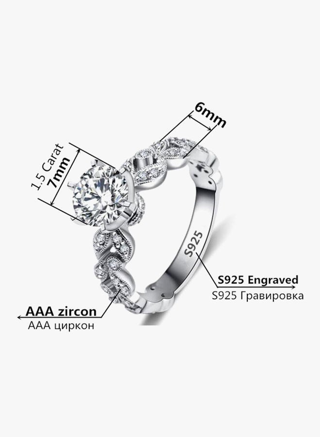 Y&D Crystal Studded Ring - Image 2