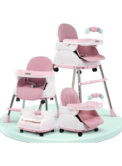 Baybee 4 In 1 Nora Convertible High Chair For Kids With Adjustable Height And Footrest