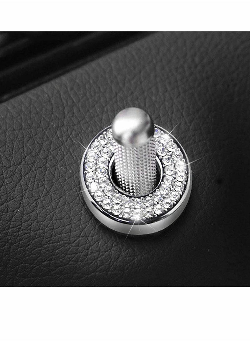 KASTWAVE - Car Inner Door Lock Pull Cover Compatible with Mercedes-Benz, Accessories Door Lock Pull Cover, Crystal Car Interior Rod Bolt Accessories Decals Stickers (4PCS) - Image 1