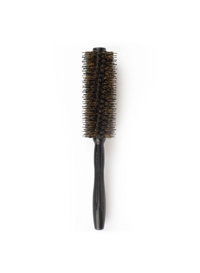 Agoder - Round Hair Brush With Natural Boar And Nylon Bristles Small Volumizing Hair Brush 1.77 Inch Diameter Barrel (14 Rows) - Image 1