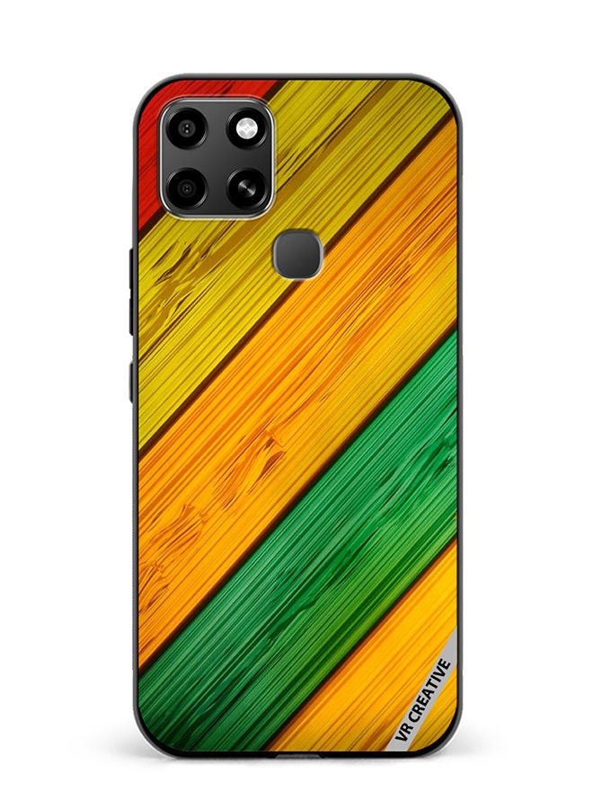 VR CREATIVE Protective Case Cover For Infinix Smart 6 Flower Design Multicolour - Image 1