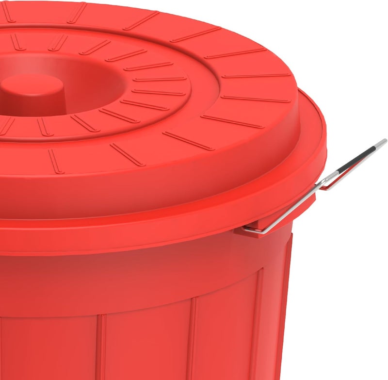 Cosmoplast Multipurpose Plastic Drum 30L with Lid for Cleaning, Storage, and Waste Disposal - Image 5