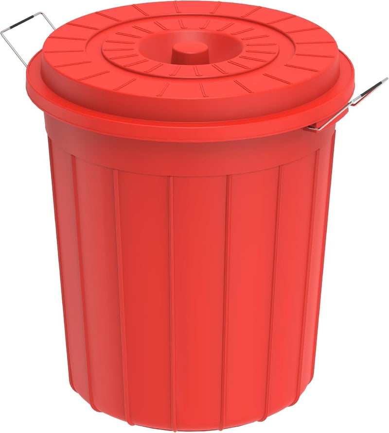 Cosmoplast Multipurpose Plastic Drum 30L with Lid for Cleaning, Storage, and Waste Disposal - Image 1