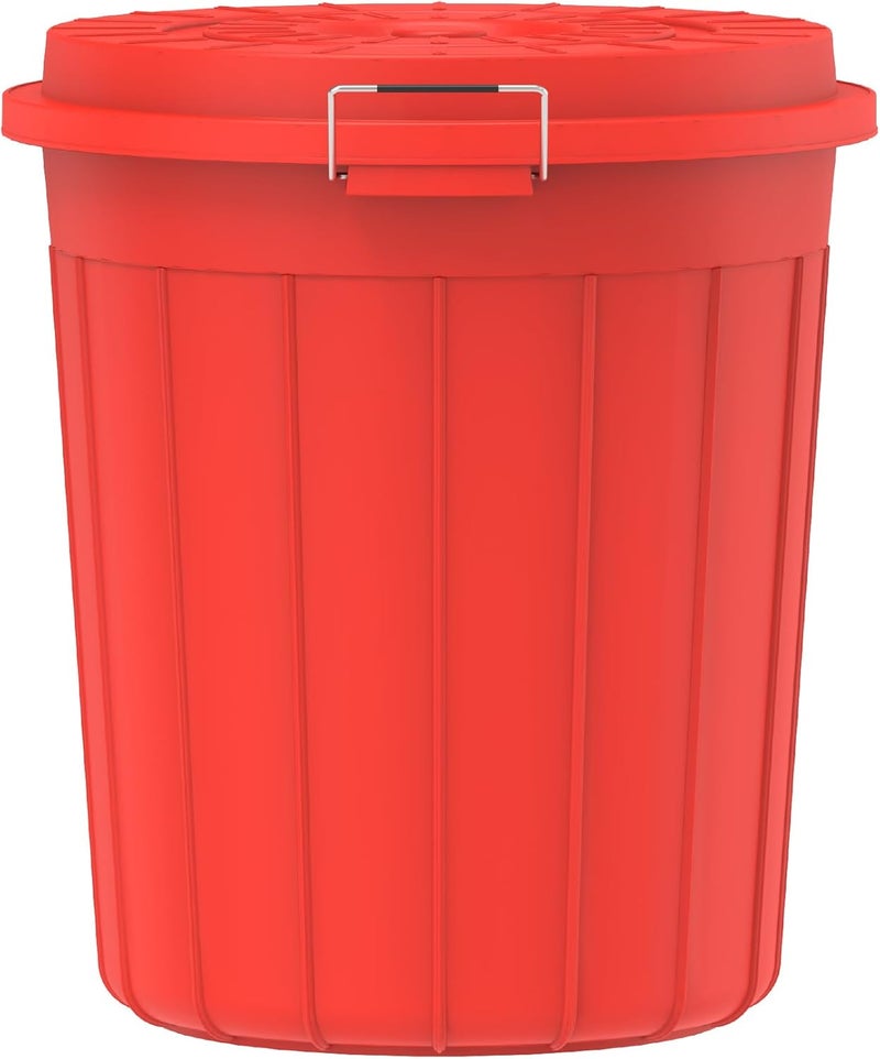 Cosmoplast Multipurpose Plastic Drum 30L with Lid for Cleaning, Storage, and Waste Disposal - Image 2