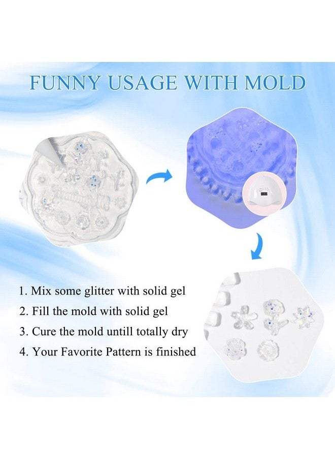 MIZHSE - Clear Solid Builder Gel For Nails 30G Hard Gel Extension Builder Nail Kit Nonsticky 3D Sculpture Glue Diy Nail Art Design - Image 1
