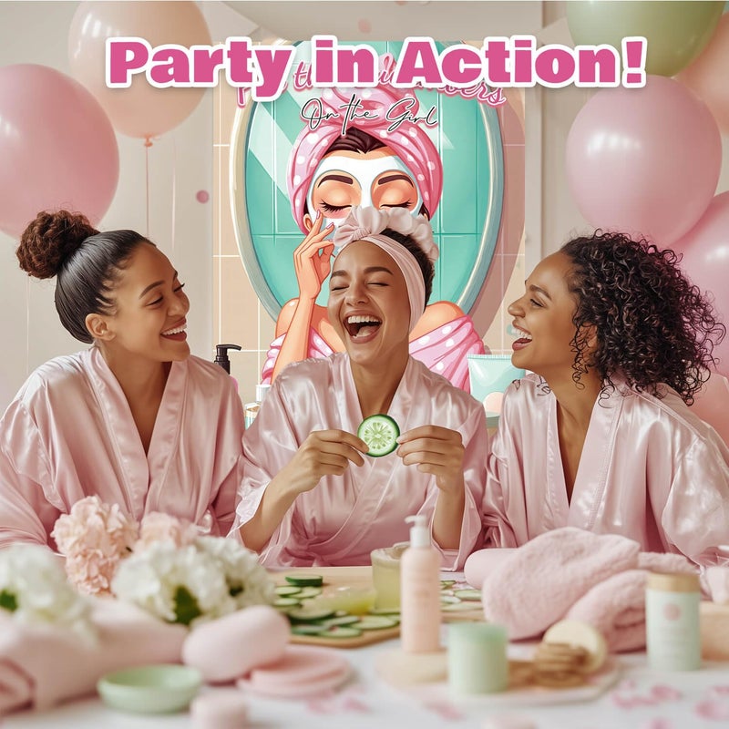 Vusnud Pin The Cucumber Spa Party Game, Spa Theme Birthday Party Decorations Supplies Activities for Women - Image 5