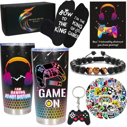 Carselage Gamer Gifts for Men Teens Boys, Cool Gaming Mug Birthday Christmas Valentine Gifts for Son Boyfriend Nephew Husband Brother Male, Graduation Gift for Him - Image 1