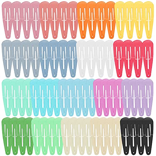 anezus Snap Hair Clips Hair Barrettes for Girls, Anezus 80 Pcs 2 Inch Non-Slip Barrettes Hair Accessories for Girls, Women, Kids Teens or Toddlers - Image 1