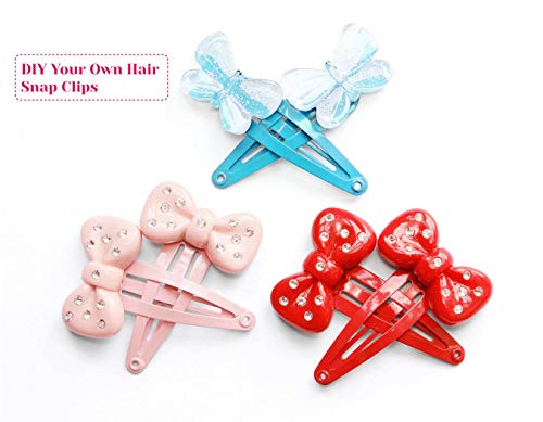 anezus Snap Hair Clips Hair Barrettes for Girls, Anezus 80 Pcs 2 Inch Non-Slip Barrettes Hair Accessories for Girls, Women, Kids Teens or Toddlers - Image 5