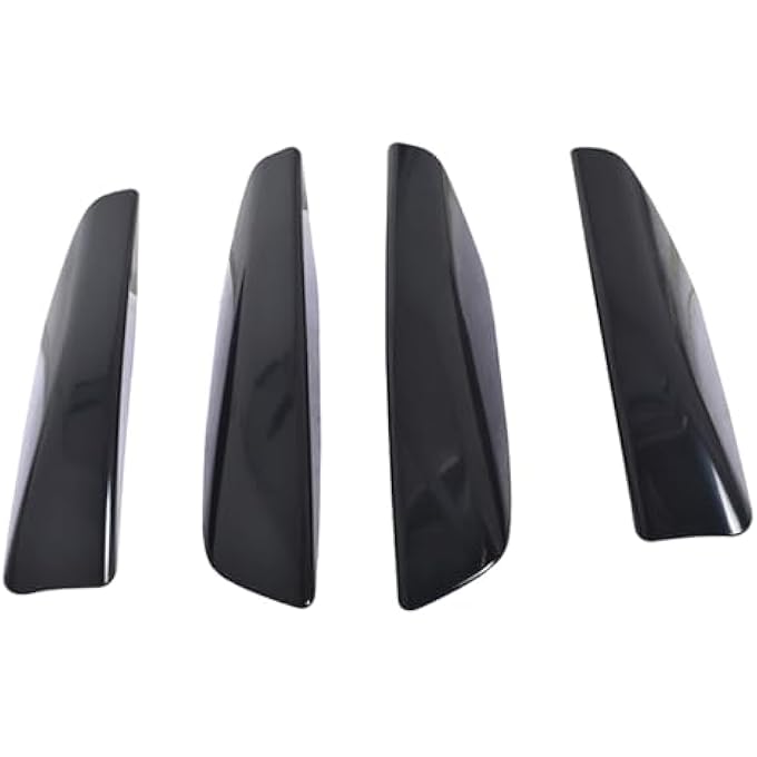 rayihni غطاء نهاية سكة السقف البلاستيكية السوداء 4 قطع بديل لـ 2003 2004 2005 2006 2007 2008 2009 4Runner N210 - Image 3