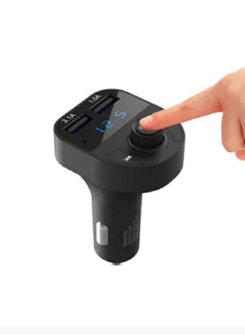 Earldom Bluetooth FM Transmitter Fast Car Charger ET-M29 - Image 2