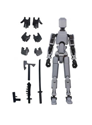 13 Multi-jointeD Movable Doll 3D PrinteD HanD Plate Lucky 13 Doll Full BoDy Activity Mechanical Decompression-Color:gray Jointed Man  60g - pzsku/Z4AD2AF298448BD303E9EZ/45/1743156323/71858b08-c539-4dc7-9b48-8989898eae4c