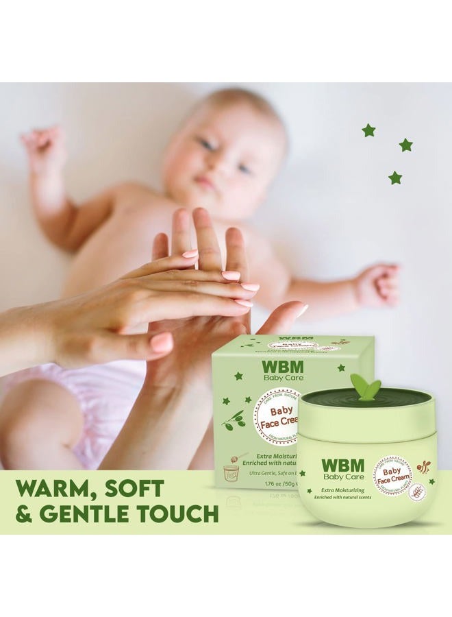 WBM Baby Face Cream, Honey & Wheatgerm Oil, 50g - Image 5