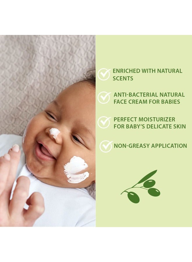 WBM Baby Face Cream, Honey & Wheatgerm Oil, 50g - Image 4