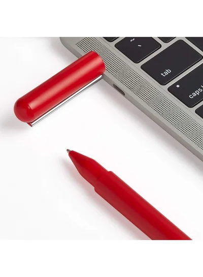 LEXON C-Pen Black Ink Ballpoint Pen With USB-C Flash Memory