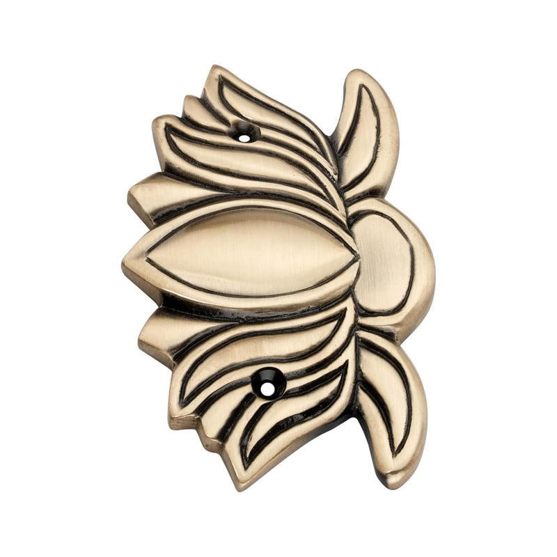 DEVDECOR DEVDECOR Brass Lotus Wall Hanging for Wall Door Home Decor Hanging Brass Lotus Flower for Decoration Housewarming Gift Lotus Brass Wall Hanging Standard - Image 4
