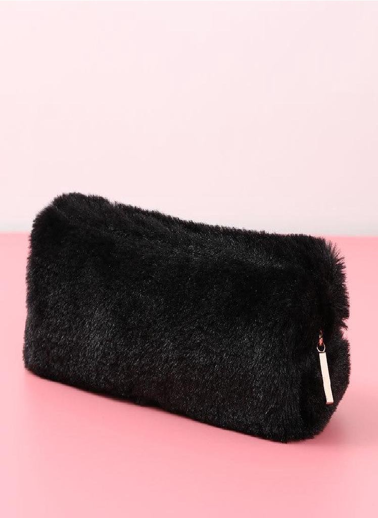 Eckek - Cute Plush Pencil Pouch Pen Bag for Girls Kawaii Stationery Large Capacity Pencil Case Pen Box Cosmetic Pouch Storage Bag - Image 1