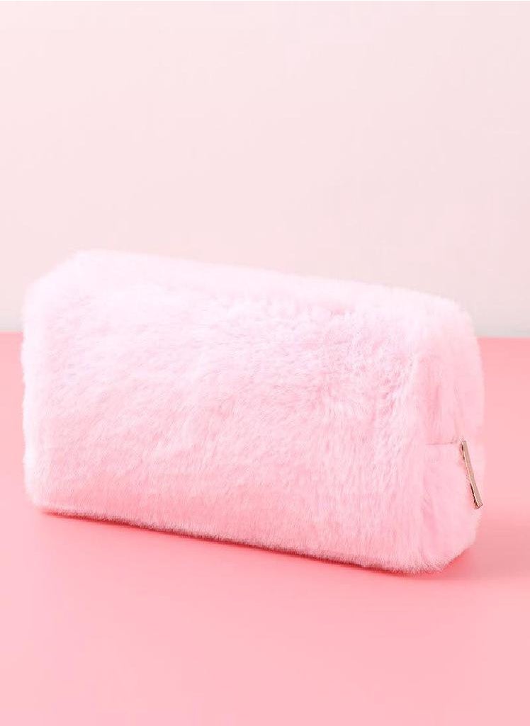 Eckek - Cute Plush Pencil Pouch Pen Bag for Girls Kawaii Stationery Large Capacity Pencil Case Pen Box Cosmetic Pouch Storage Bag - Image 1
