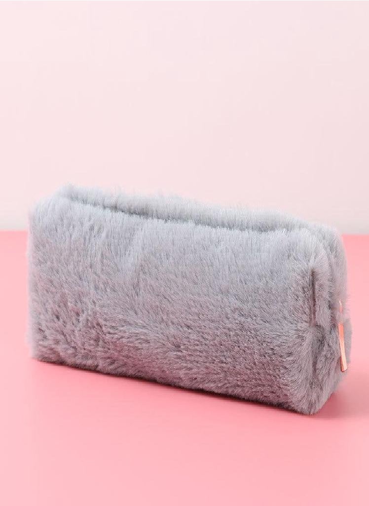 Eckek - Cute Plush Pencil Pouch Pen Bag for Girls Kawaii Stationery Large Capacity Pencil Case Pen Box Cosmetic Pouch Storage Bag - Image 1