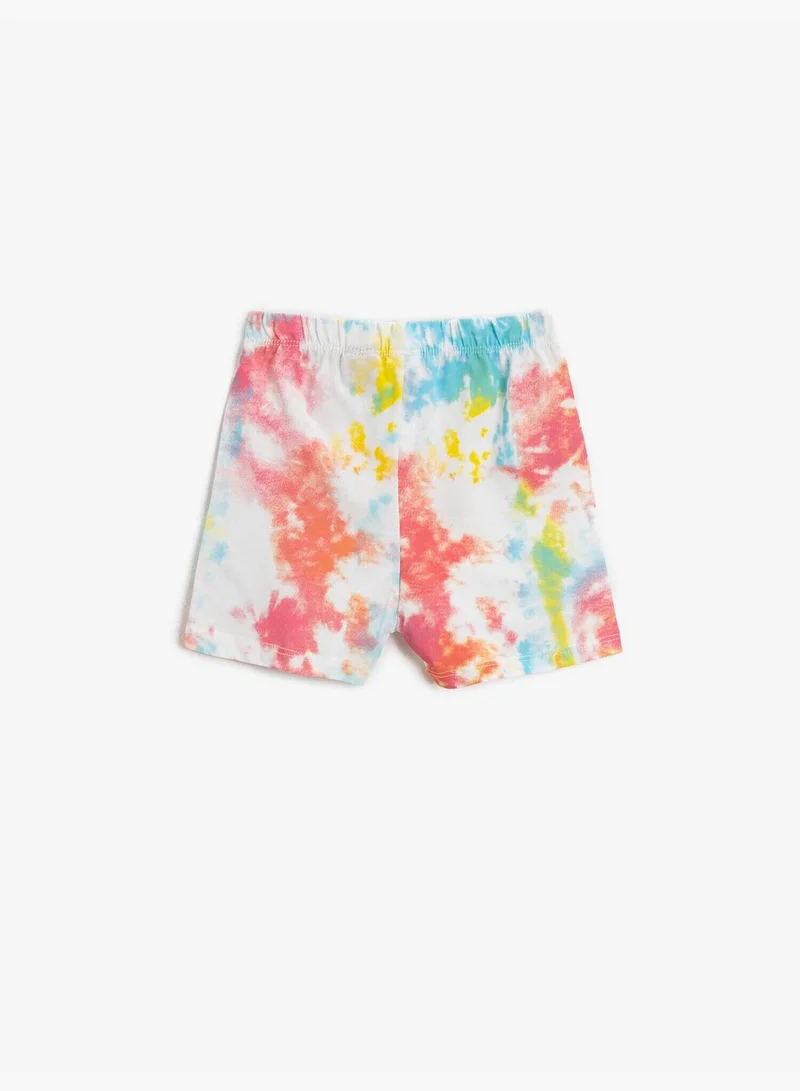 KOTON Snoopy Shorts Licensed Printed Cotton Multicolor