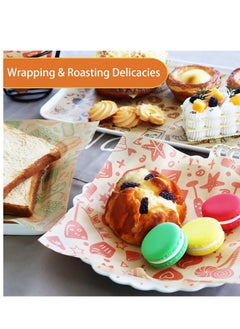 KASTWAVE Food Paper Sheets 150Pack 25 × 35cm Paper Liners for Plastic Food Basket Deli Sandwich Wrappers Best Kraft Food Wrapping Paper Sheets for Picnic Festival Fair or BBQ  - Image 5