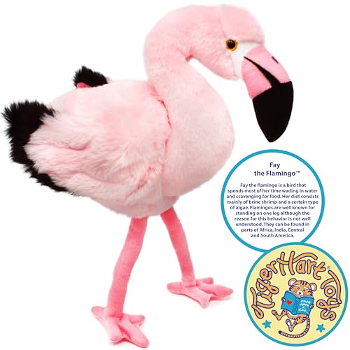 TigerHart Fay The Flamingo - 13 Inch Stuffed Animal Plush - Image 4