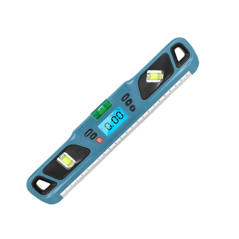 Blue Backlit Spirit Level with Audio Notification Drop Resistant for Picture Hanging and Construction - Image 2