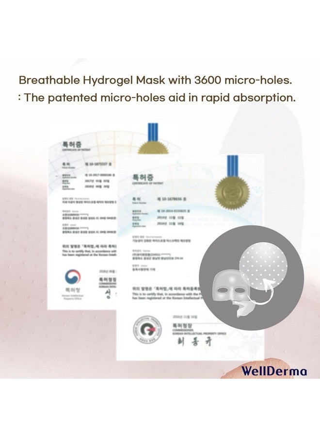 Wellderma Premium Retinol Collagen Restore Fitting Mask 4Ea Korean Collagen Face Mask For All Around Care Wrinkles Elasticity Brightening Deep Hydration Face Mask Skin Care - Image 5