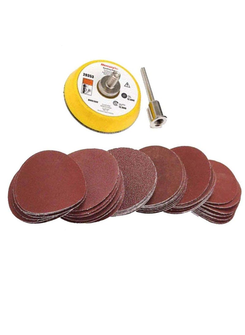 DIY Crafts DIY Crafts CTDIYHI32734 25mm 1inch Hook Loop Sanding Sander Backing Pad Palm Shank Sandpaper Sander Shank Backing Pad  - Image 1