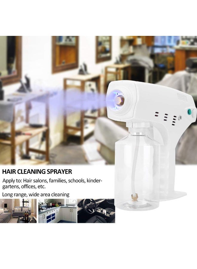 Hair Sprayer Moisturize Nano Gun, Nano Sprayer USB Wireless Rechargeable Hair Cleaning Sprayer Hair Care SPA Tool for Hair Perm and Dye Care Salon - Image 2