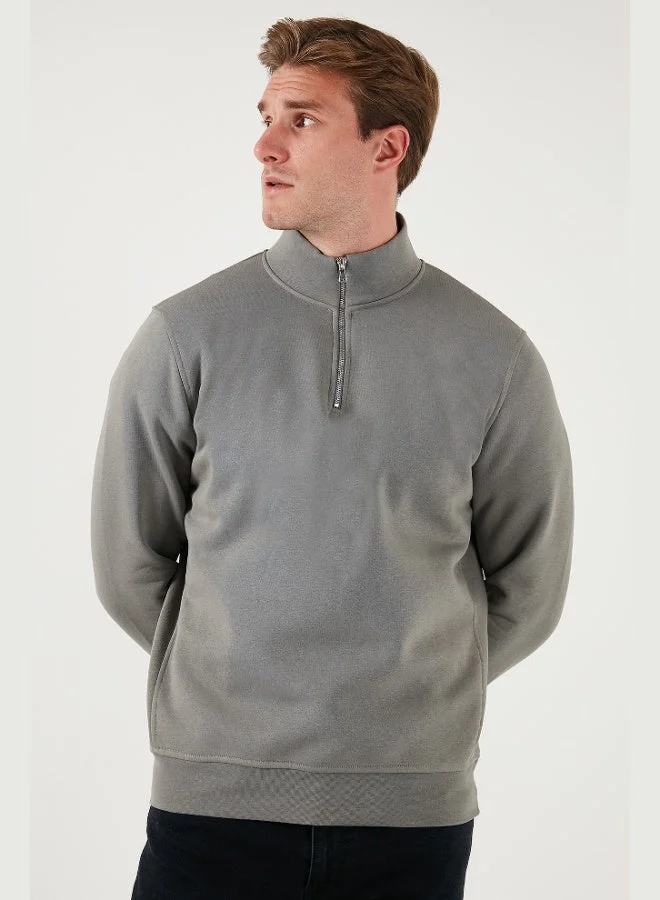 بوراتي بلوزة رجالي قطن بياقة واقفة قطعتين