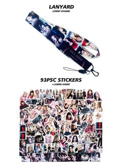 EHOME Blackpink Album BORN PINK Gift Box Set With Lomo Cards, Acrylic Stand, Hand Account Tape, Lanyard, Stickers, Photo Card  - Image 5