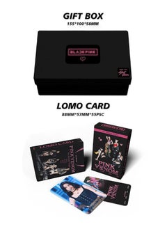 EHOME Blackpink Album BORN PINK Gift Box Set With Lomo Cards, Acrylic Stand, Hand Account Tape, Lanyard, Stickers, Photo Card  - Image 2