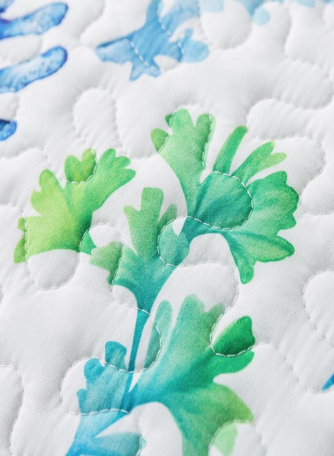 NEWLAKE Quilt Bedspread Sets - West Coastal Pattern Reversible Coverlet Set, Queen Size - Image 3