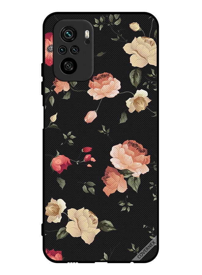 Covernex Protective Case Cover For Poco M5s 4G Flower Art Wallpaper - Image 1