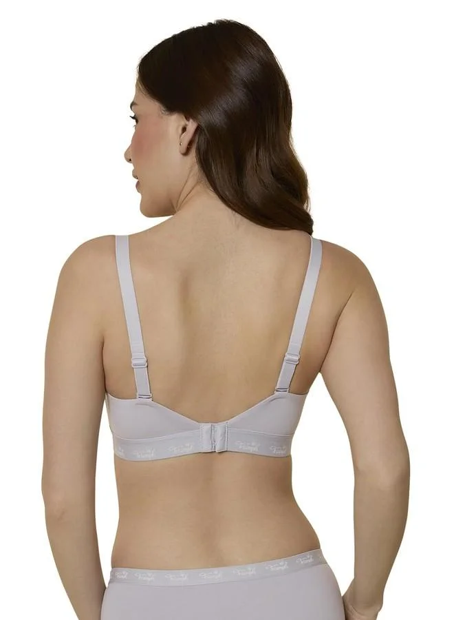 ترايامف Triumph Cotton Charm Padded Non-Wired Bra Platinum