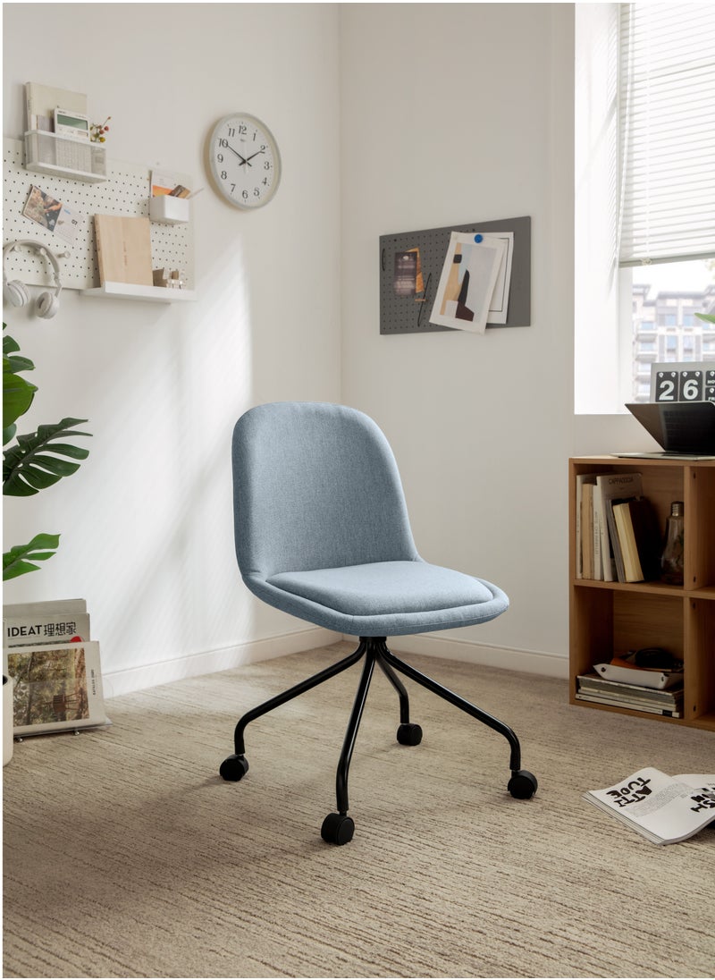 Rustic Desk Chair, Light Blue - LINSY - pzsku/Z4AD3D1BDBCC3FD73B5E1Z/45/_/1676478307/7f12636b-e4e9-47af-8684-daac08008a64