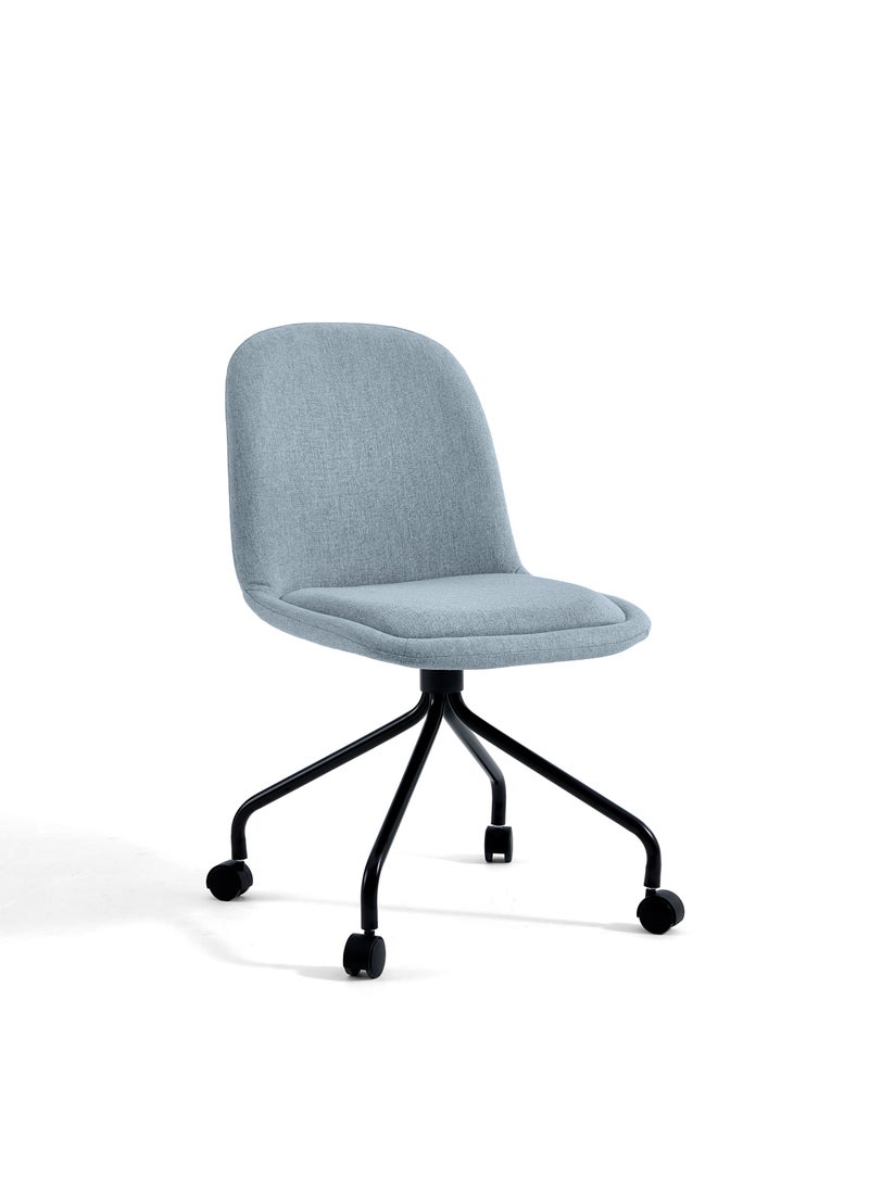 Rustic Desk Chair, Light Blue - LINSY