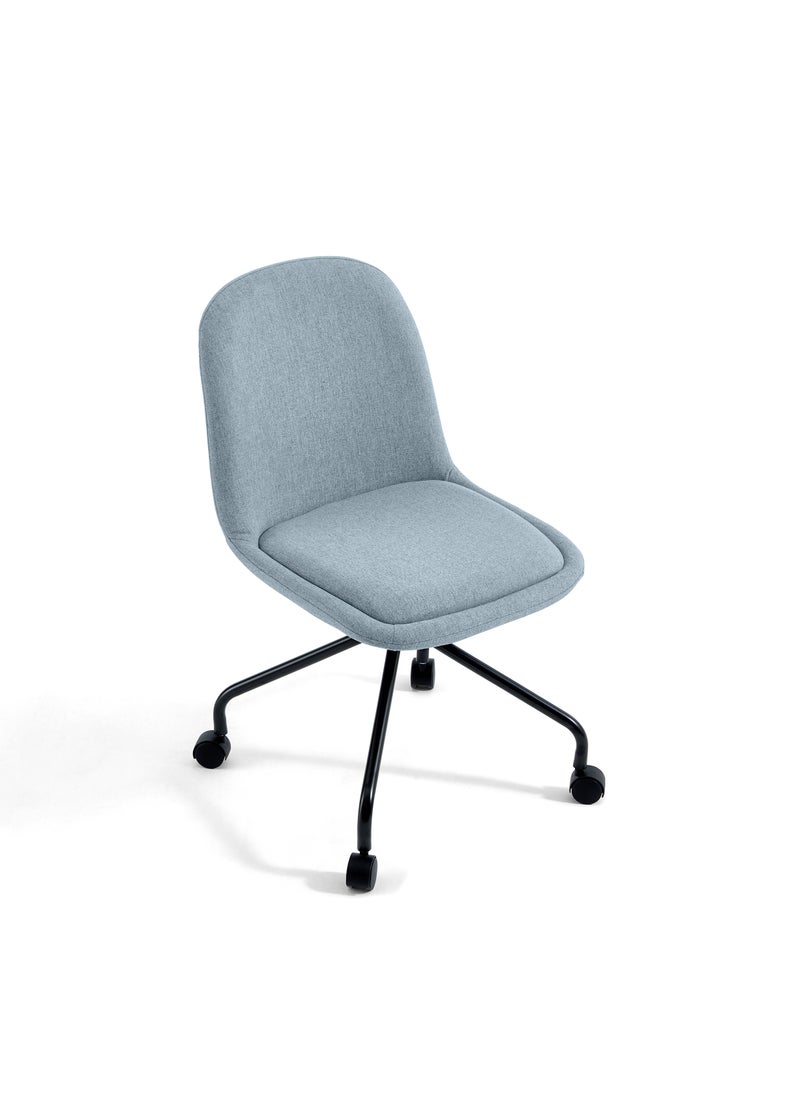 Rustic Desk Chair, Light Blue - LINSY