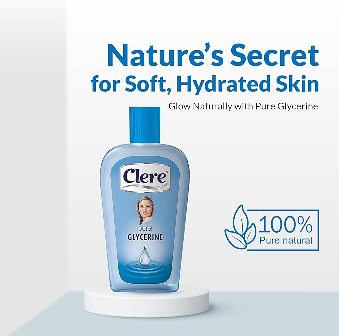 CLERE 100 Pure Glycerine Liquid for Versatile Skin Care Glycerin for Face Moisturizes Dry Skin Softens and Glycerol Reduces Stretch Marks 200 ml Pack of 1 - Image 3
