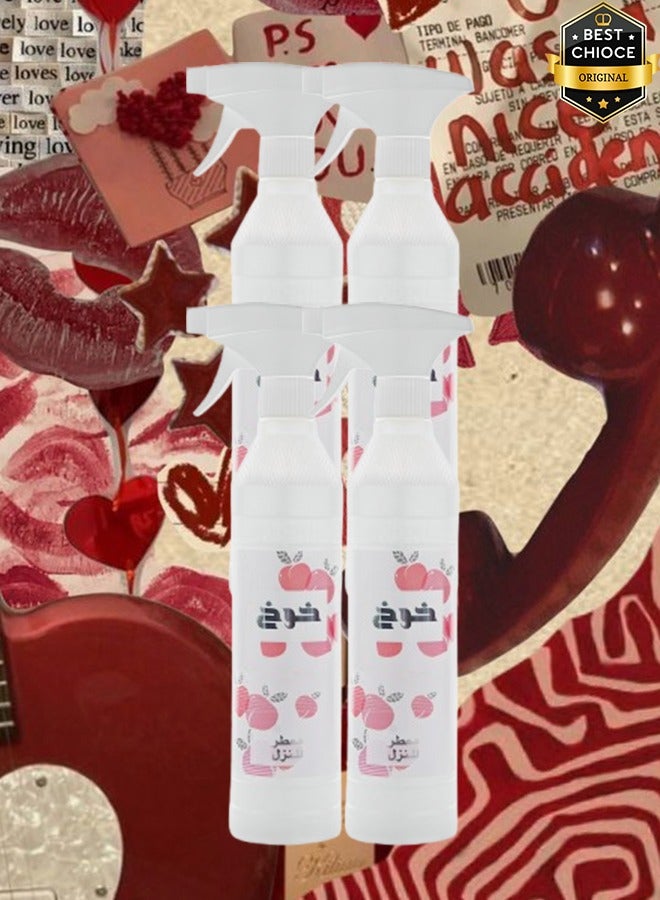 Banafa 4 Pieces Peach Air Freshner 500ml - Image 1