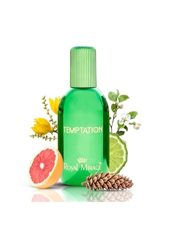 Royal Mirage Metallic Temptation Eau De Parfum | Sensual, Captivating & Elegant Scent | Unisex Luxury Perfume | Citrus, Floral & Woody Notes | Long-Lasting Perfume | Gift for Men & Women | 100ml - Image 1